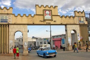 building of Harer gate/harer Ber with one big and two small side arc doors -UNESCO Heritage Harar city in 24 hours