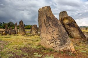 Standing stones(Stellae) of Tiya archeological UNESCO site